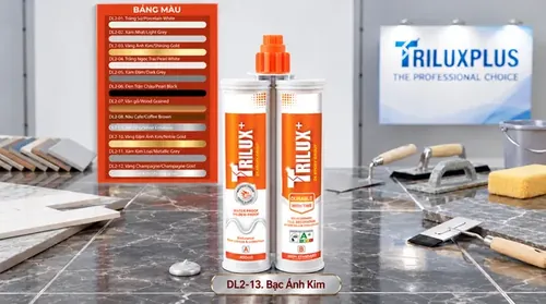 Keo chà ron 2 thành phần Trilux+ 13 Bạc Ánh Kim