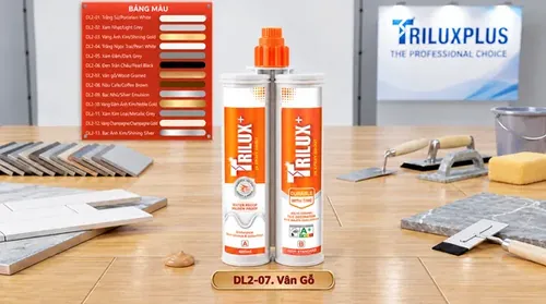 Keo chà ron 2 thành phần Trilux+ 07 Vân Gỗ