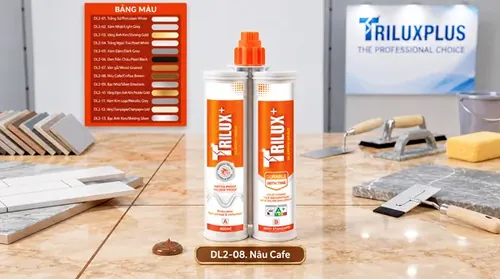 Keo chà ron 2 thành phần Trilux+ 08 Nâu Cafe