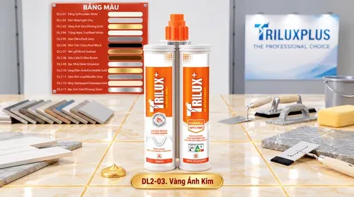Keo chà ron 2 thành phần Trilux+ 03 Vàng Ánh Kim