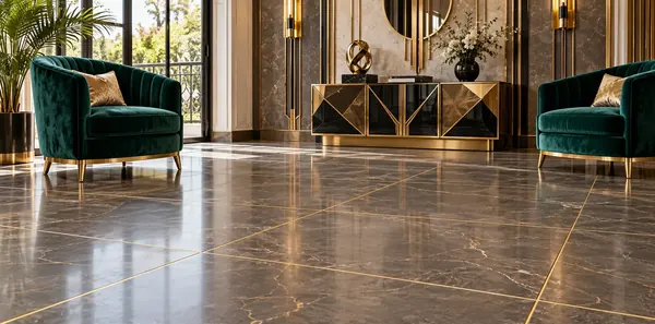 Mẫu ron gạch màu vàng đậm thực tế 5