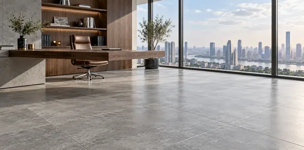Mẫu ron gạch màu xám kim loại thực tế 5